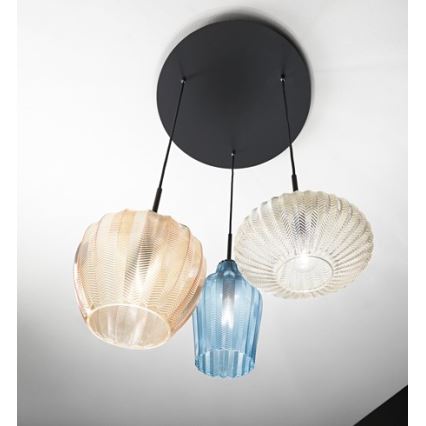 Fabas Luce 3725-47-363 - Lámpara colgante OLBIA 3xE27/40W/230V