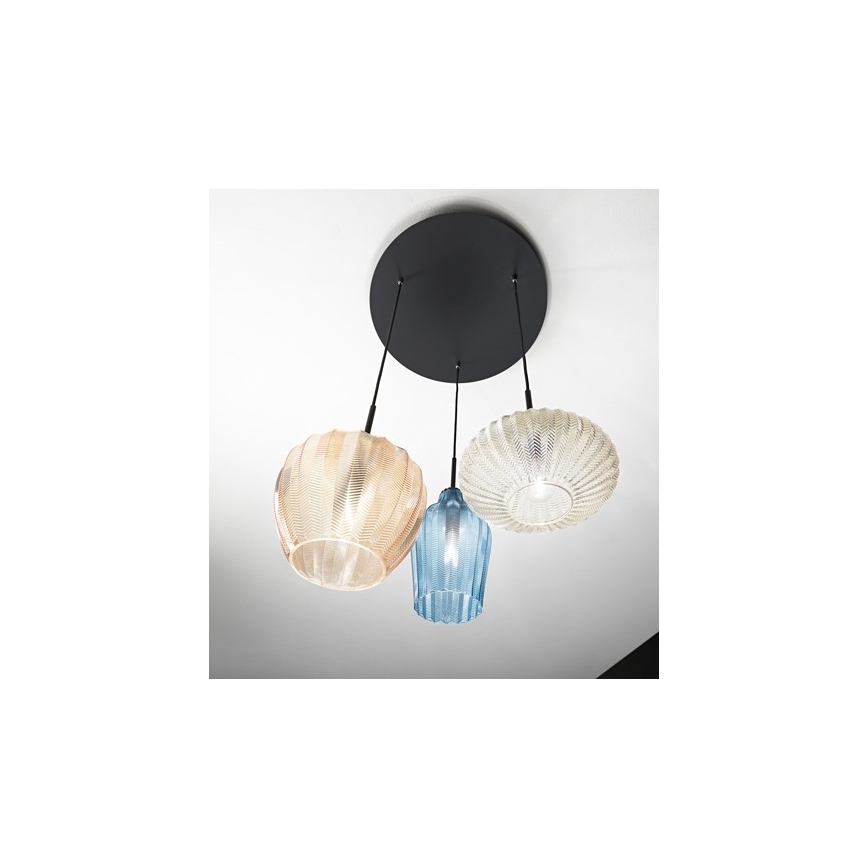 Fabas Luce 3725-47-363 - Lámpara colgante OLBIA 3xE27/40W/230V