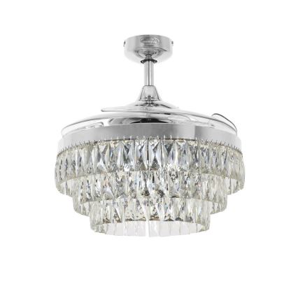 FANAWAY 212923 - Ventilador de techo LED VEIL 6xE14/4,5W/230V cromo brillante + control remoto