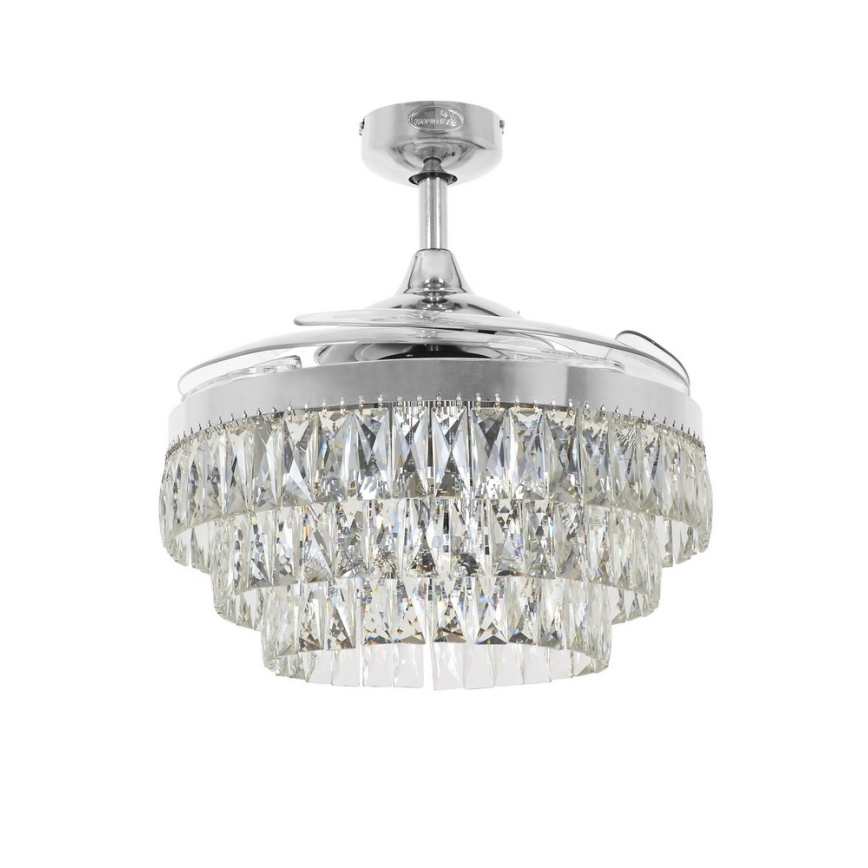 FANAWAY 212923 - Ventilador de techo LED VEIL 6xE14/4,5W/230V cromo brillante + control remoto