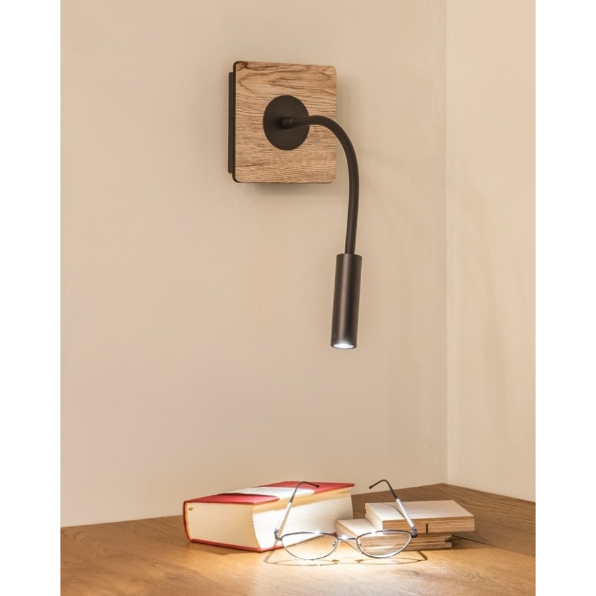 FARO 20060 - Lámpara flexible LED MOOD LED/2W/230V