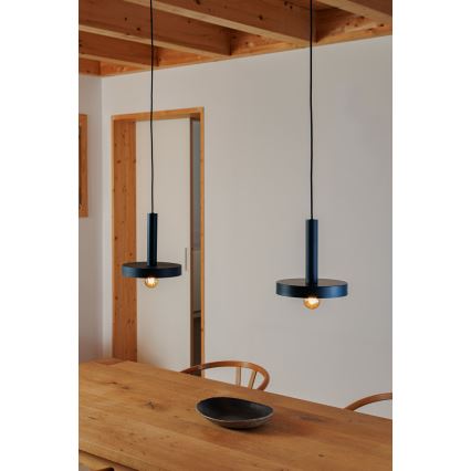 FARO 20169 - Lámpara colgante WHIZ 1xE27/15W/230V azul