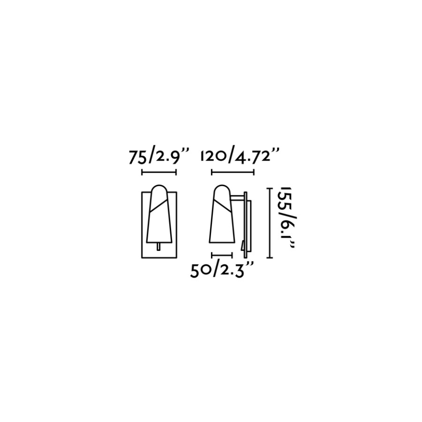 FARO 29040 - Foco LED de pared LAO LED/4W/230V blanco