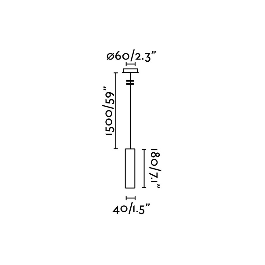 FARO 29894 - Lámpara colgante LED con cable ORA LED/4W/230V blanco