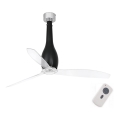 FARO 32003 - Ventilador de techo ETERFAN negro/transparente d. 128 cm + mando a distancia