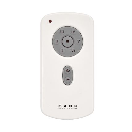 FARO 32026 - Ventilador de techo MINI ETERFAN negro/transparente Ø 128 cm + control remoto