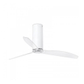 FARO 32034 - Ventilador de techo TUBE FAN blanco/transparente Ø 128 cm