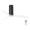 FARO 32036 - Ventilador de techo TUBE FAN negro/transparente Ø 128 cm + mando a distancia