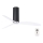 FARO 32036 - Ventilador de techo TUBE FAN negro/transparente Ø 128 cm + mando a distancia