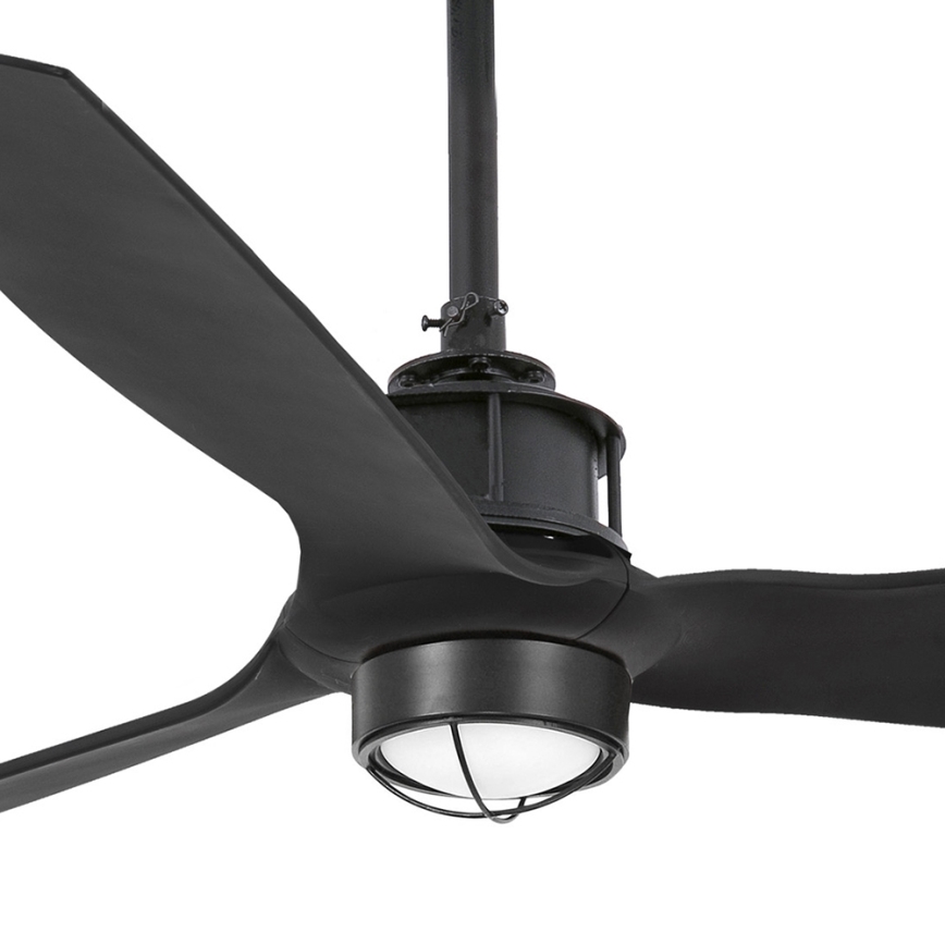 FARO 32100-10 - Ventilador de techo LED JUST FAN LED/17W/230V negro + mando a distancia