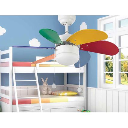 FARO 33179 - Ventilador de techo PALAO 1xE14/40W/230V