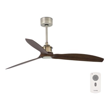 FARO 33398 - Ventilador de techo JUST FAN marrón/dorado