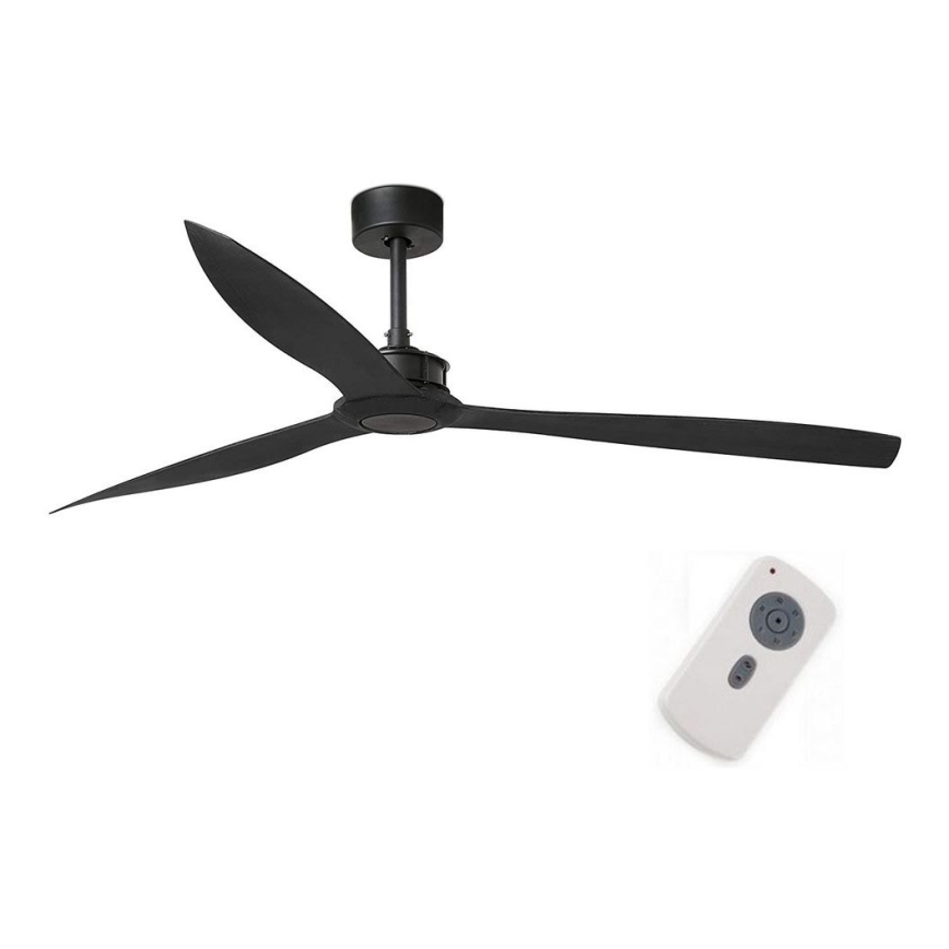 FARO 33432 - Ventilador de techo JUST FAN XL diá. 178 cm negro + control remoto