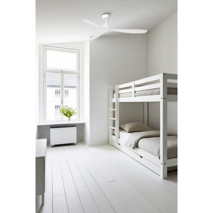 FARO 33446WT - Ventilador de techo GOTLAND L blanco diá. 132 cm Wi-Fi Tuya + control remoto