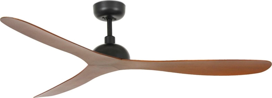 FARO 33447WT - Ventilador de techo GOTLAND L marrón/negro diá. 132 cm Wi-Fi Tuya + control remoto