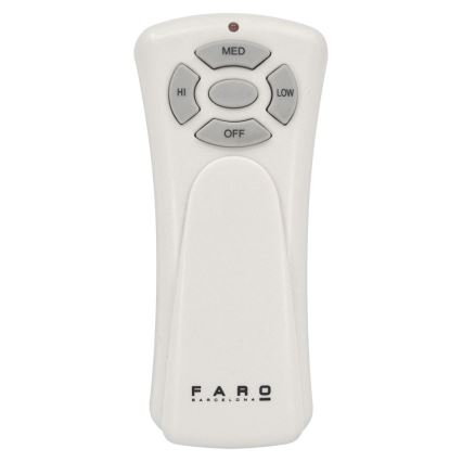 FARO 33516DC - Ventilador de techo LANTAU negro/marrón d. 132 cm + control remoto