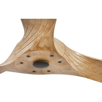 FARO 33519 - Ventilador de techo MOREA marrón Ø 152 cm + control remoto