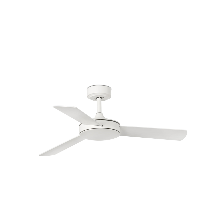 FARO 33603DCWT - Ventilador de techo MINI MALLORCA S marrón/blanco diá. 106 cm Wi-Fi Tuya + control remoto