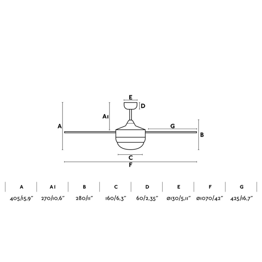 FARO 33699 - Ventilador de techo MINI ICARIA 2xE14/8W/230V cromo mate/gris