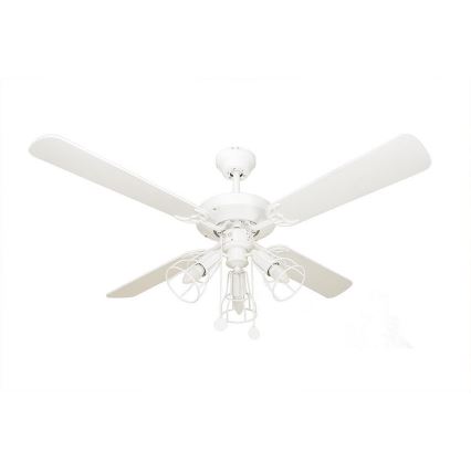 FARO 33716 - Luz para ventilador YAKARTA 3xE27/15W/230V blanco