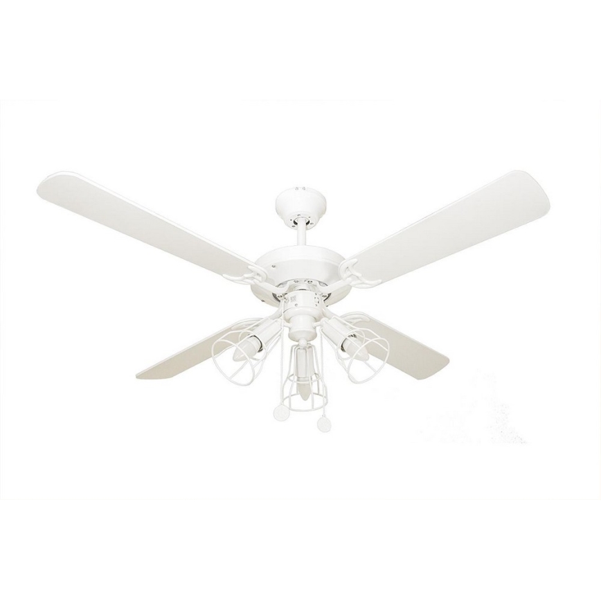FARO 33716 - Luz para ventilador YAKARTA 3xE27/15W/230V blanco