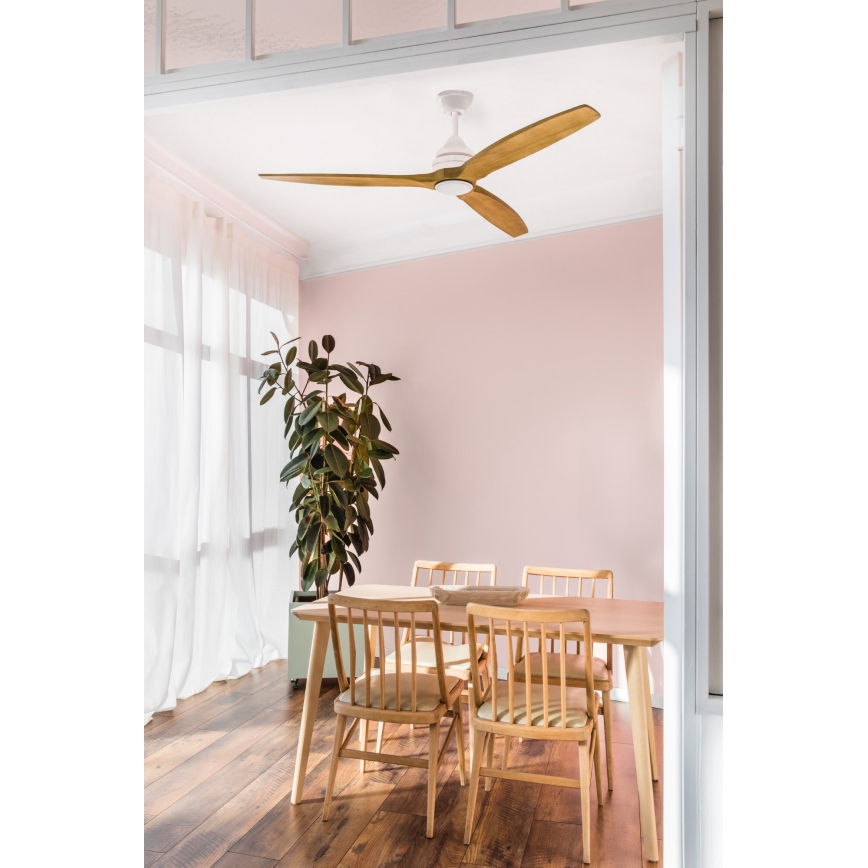 FARO 33727DC - Ventilador LED regulable ALO LED/20W/230V 2700/4000/6500K Ø 152 cm + control remoto