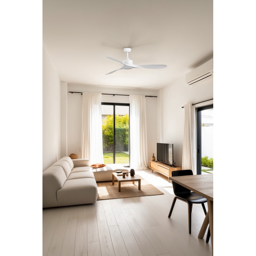 FARO 33750DC - Ventilador de techo LUZON L blanco + control remoto