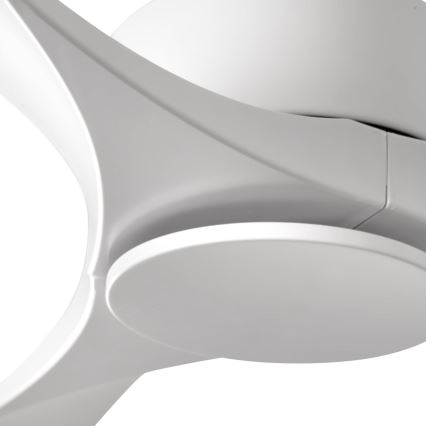 FARO 33750DCWT - Ventilador de techo LUZON L blanco diá. 132 cm Wi-Fi Tuya + control remoto