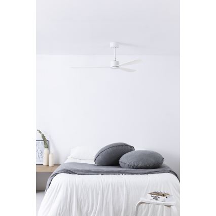 FARO 33760WT - Ventilador de techo AMELIA L blanco diá. 132 cm Wi-Fi Tuya + control remoto