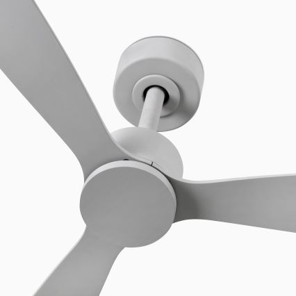 FARO 33762WT - Ventilador de techo AMELIA L gris diá. 132 cm Wi-Fi Tuya + control remoto