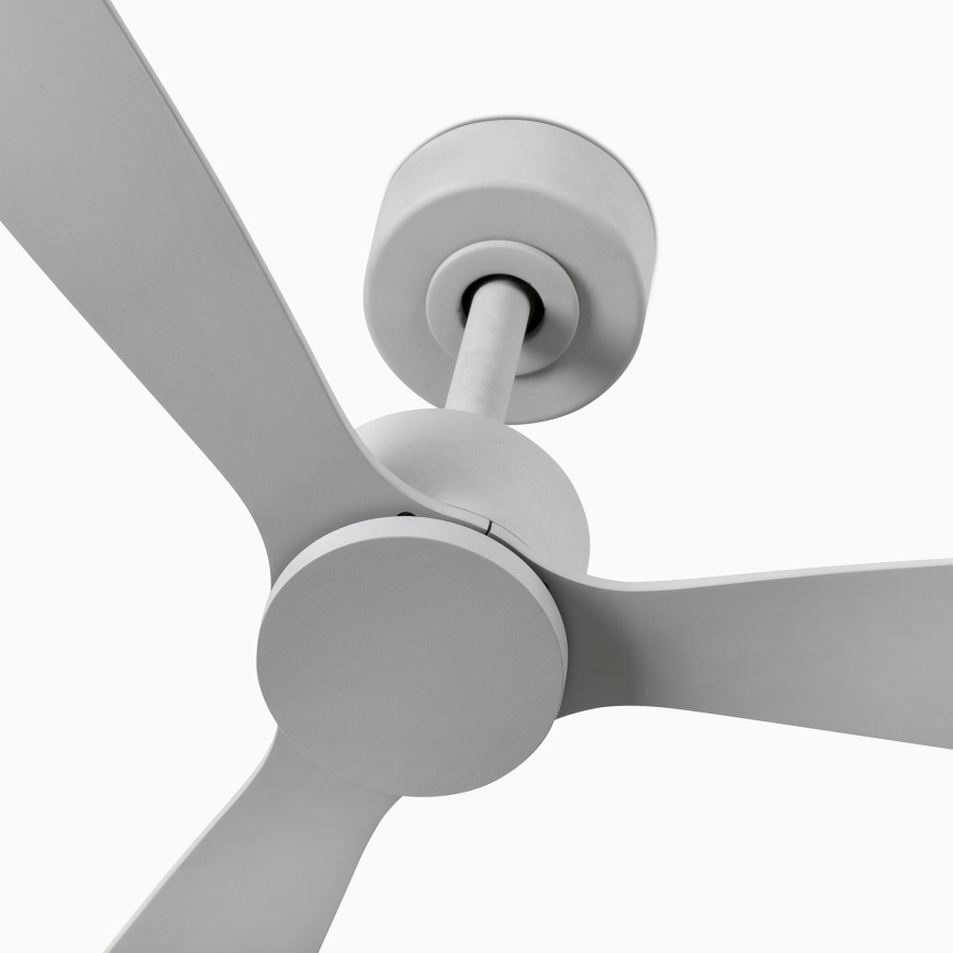 FARO 33762WT - Ventilador de techo AMELIA L gris diá. 132 cm Wi-Fi Tuya + control remoto