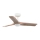 FARO 33805-1TW - Ventilador de techo LED regulable HEYWOOD S LED/10W/230V 2700/4000/6000K madera/blanco d. 90 cm + control remoto
