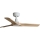 FARO 33805WT - Ventilador de techo HEYWOOD S madera/blanco diá. 90 cm Wi-Fi Tuya + control remoto