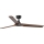 FARO 33809WT - Ventilador de techo HEYWOOD L madera/negro diá. 132 cm Wi-Fi Tuya + control remoto