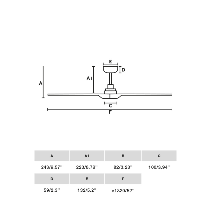 FARO 33810WT - Ventilador de techo HEYWOOD L madera/blanco diá. 132 cm Wi-Fi Tuya + control remoto