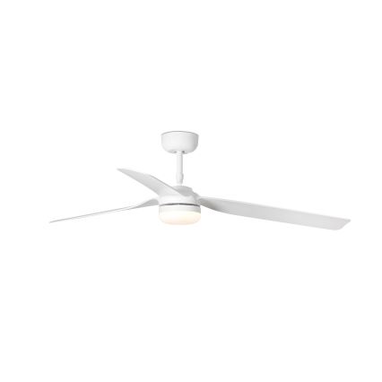 FARO 33814WT-20 - Ventilador de techo LED regulable PUNT M LED/18W/230V 3000/4200/6500K blanco diá. 132 cm Wi-Fi Tuya + control remoto