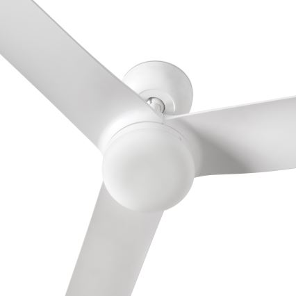FARO 33814WT-20 - Ventilador de techo LED regulable PUNT M LED/18W/230V 3000/4200/6500K blanco diá. 132 cm Wi-Fi Tuya + control remoto