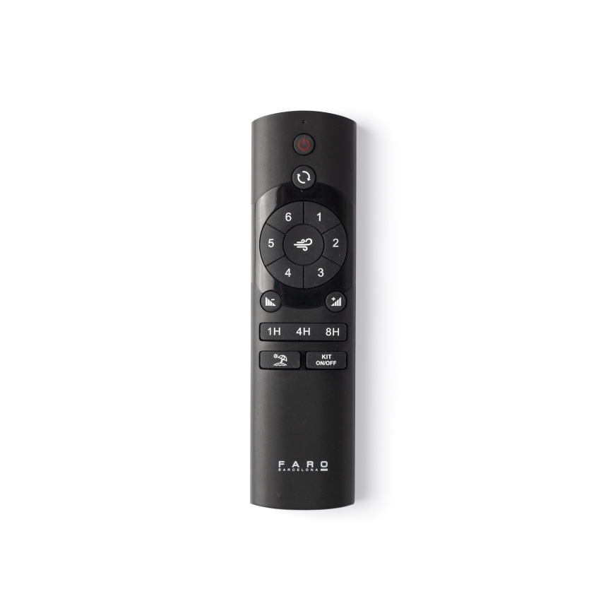 FARO 33814WT-20 - Ventilador de techo LED regulable PUNT M LED/18W/230V 3000/4200/6500K blanco diá. 132 cm Wi-Fi Tuya + control remoto