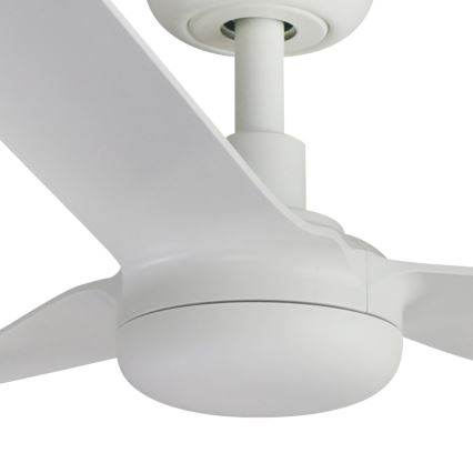 FARO 33814WT - Ventilador de techo PUNT M blanco diá. 132 cm Wi-Fi Tuya + control remoto