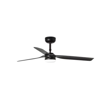 FARO 33815WT-21 - Ventilador de techo LED regulable PUNT M LED/18W/230V 3000/4200/6500K negro diá. 132 cm Wi-Fi Tuya + control remoto