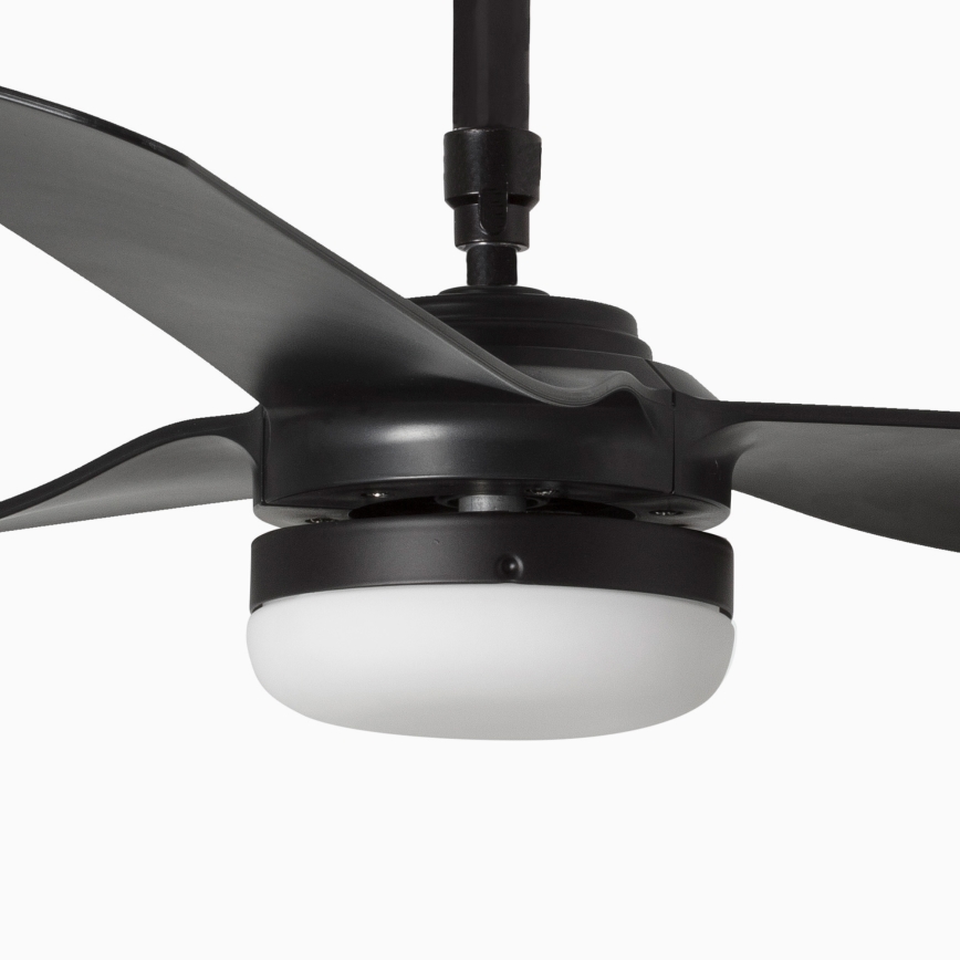 FARO 33815WT-21 - Ventilador de techo LED regulable PUNT M LED/18W/230V 3000/4200/6500K negro diá. 132 cm Wi-Fi Tuya + control remoto