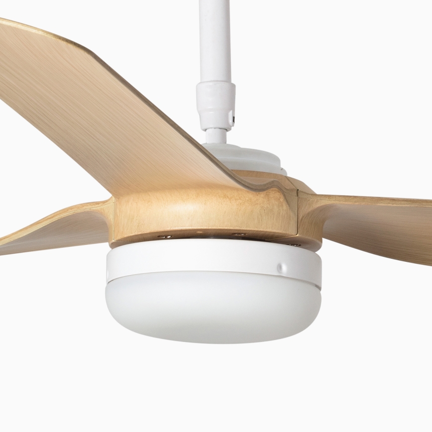 FARO 33816-20 - Ventilador de techo LED PUNT LED/18W/230V Wi-Fi marrón/negro + control remoto