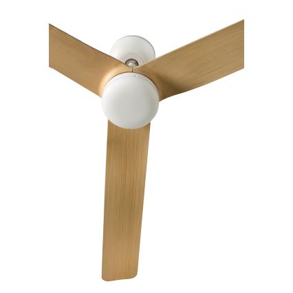 FARO 33816-20 - Ventilador de techo LED PUNT LED/18W/230V Wi-Fi marrón/negro + control remoto