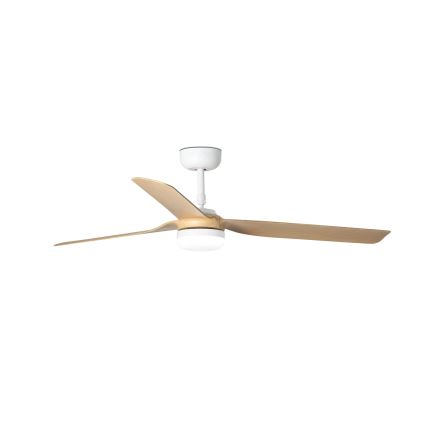 FARO 33816-20 - Ventilador de techo LED PUNT LED/18W/230V Wi-Fi marrón/negro + control remoto