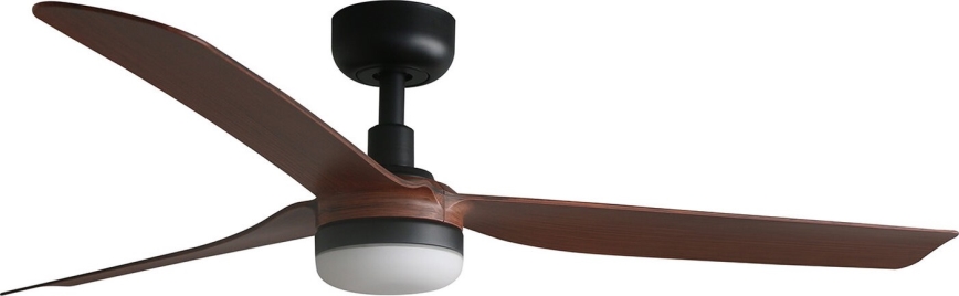 FARO 33817WT-21 - Ventilador de techo LED regulable PUNT M LED/18W/230V marrón/negro diá. 132 cm Wi-Fi Tuya + control remoto