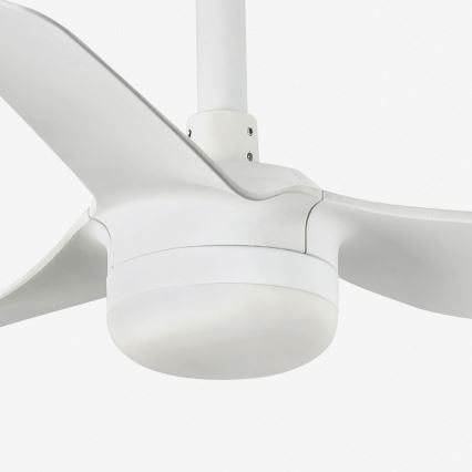 FARO 33820-1TW - Ventilador de techo LED regulable MINI PUNT S LED/10W 2700/4000/6000K blanco diá. 90 cm + control remoto