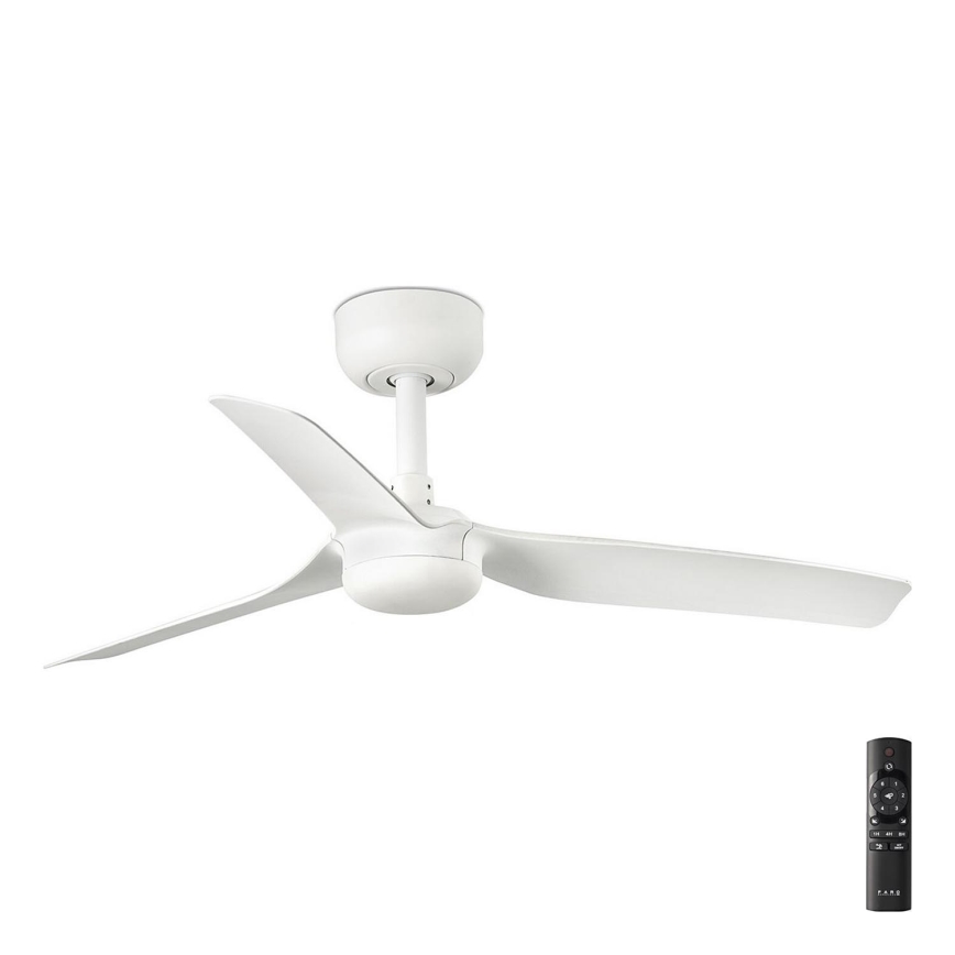 FARO 33820 - Ventilador de techo MINI PUNT S blanco diá. 90 cm + control remoto