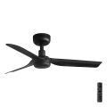 FARO 33822 - Ventilador de techo MINI PUNT S negro diá. 90 cm + control remoto