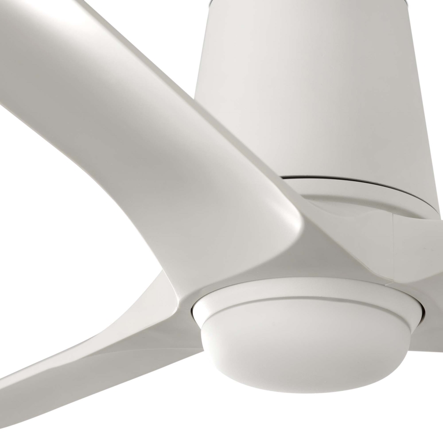 FARO 33826-1TW - Ventilador de techo LED regulable HEY TUB S LED/10W/230V 2700/4000/6000K blanco diá. 90 cm + control remoto