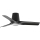 FARO 33827-1TW - Ventilador de techo LED regulable HEY TUB S LED/10W/230V 2700/4000/6000K negro diá. 90 cm + control remoto